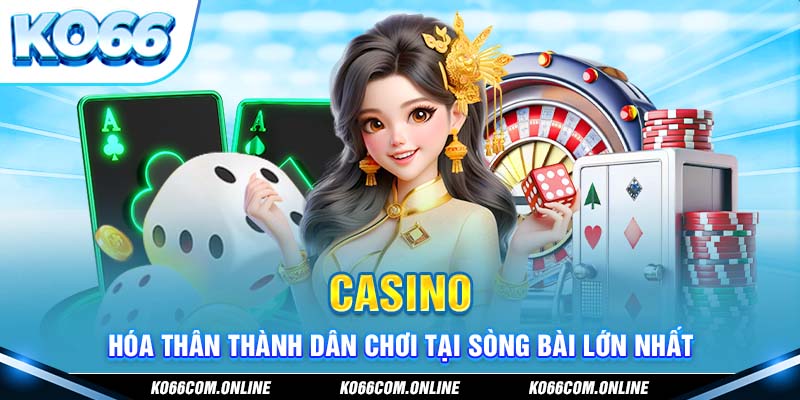 Casino Ko66 nổi tiếng với nhiều trò chơi hấp dẫn