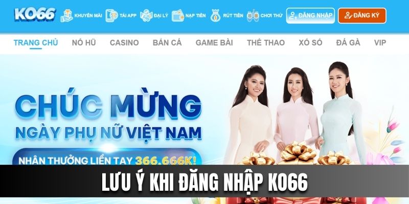 Lưu ý quan trọng cần nắm